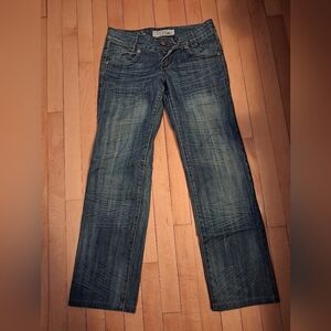 Classic Blue Lowrise Boot Cut Jeans